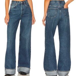 AGOLDE Dame High Rise Wide Leg Jeans Control